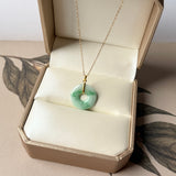 A-Grade Natural Moss On Snow Jadeite Ancient Coin Donut Pendant No.172633