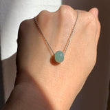 SOLD OUT: A-Grade Natural Green Blue Jadeite Barrel No. 220604