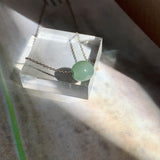 A-Grade Natural Green Blue Jadeite Barrel No. 220605