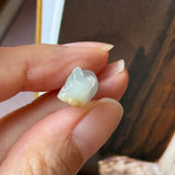Icy A-Grade Jadeite Rat Pendant No. 220367