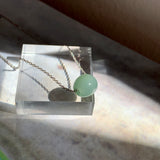 A-Grade Natural Green Blue Jadeite Barrel No. 220605
