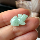 A-Grade Light Green Jadeite Rat Pendant No. 220248