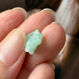 A-Grade Light Green Jadeite Rat Pendant No. 220248