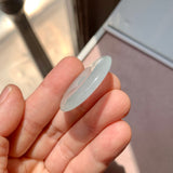 A-Grade Natural Light Bluish Green Jadeite Donut No.171510