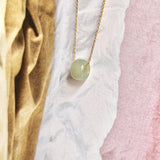 A-Grade Natural Greenish Yellow Jadeite Barrel No. 220537