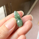 A-Grade Bluish Green Jadeite Rat Pendant No. 172944