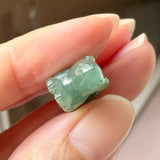 A-Grade Bluish Green Jadeite Rat Pendant No. 172944