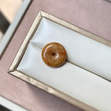 A-Grade Natural Russet Jadeite Donut No. 171210