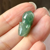 A-Grade Bluish Green Jadeite Rat Pendant No. 172944
