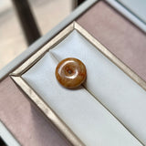 A-Grade Natural Russet Jadeite Donut No. 171210