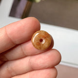 A-Grade Natural Russet Jadeite Donut No. 171210