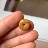 A-Grade Natural Russet Jadeite Donut No. 171210