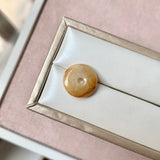 A-Grade Natural Yellow Orange Jadeite Donut No. 170509
