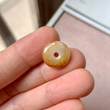 A-Grade Natural Yellow Orange Jadeite Donut No. 170509