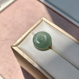 A-Grade Natural Bluish Green Jadeite Donut No. 172919
