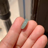 A-Grade Natural Bluish Green Jadeite Donut No. 172919