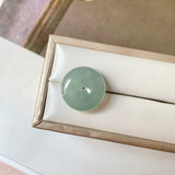 A-Grade Natural Greenish Blue Jadeite Donut No. 172921