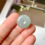 A-Grade Natural Greenish Blue Jadeite Donut No. 172921