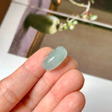 A-Grade Natural Greenish Blue Jadeite Donut No. 172921