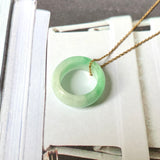 A-Grade Natural Moss On Snow Jadeite Barrel No. 161404
