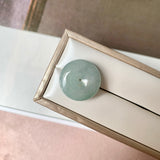 A-Grade Natural Greenish Blue Jadeite Donut No. 172922