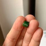 A-Grade Natural Floral Imperial Green Jadeite Barrel No.172014