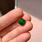 A-Grade Natural Floral Imperial Green Jadeite Barrel No.172018