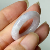 A-Grade Natural Light Lavender Jadeite Bagel Piece No. 172948