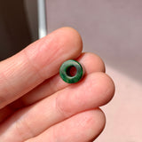 A-Grade Natural Floral Imperial Green Jadeite Barrel No.172018