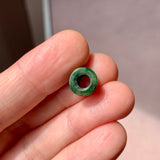 A-Grade Natural Floral Imperial Green Jadeite Barrel No.172018