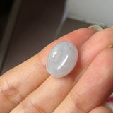A-Grade Natural Light Lavender Jadeite Bagel Piece No. 172949