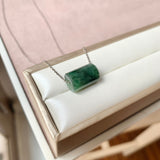 A-Grade Natural Bluish Green Jadeite Barrel No.172928