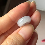 A-Grade Natural Light Lavender Jadeite Bagel Piece No. 172949