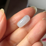 A-Grade Natural Light Lavender Jadeite Bagel Piece No. 172949
