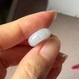 A-Grade Natural Light Lavender Jadeite Bagel Piece No. 172949