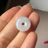 A-Grade Natural Light Lavender Jadeite Bagel Piece No. 172949