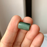 A-Grade Natural Bluish Green Jadeite Barrel No.172928