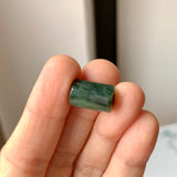 A-Grade Natural Bluish Green Jadeite Barrel No.172928