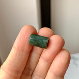 A-Grade Natural Bluish Green Jadeite Barrel No.172928