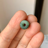 A-Grade Natural Bluish Green Jadeite Barrel No.172928