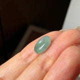 A-Grade Natural Bluish Green Jadeite Bagel Piece No. 172951