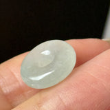 A-Grade Natural Light Green Jadeite Bagel Piece No. 172955