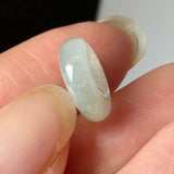 A-Grade Natural Light Green Jadeite Bagel Piece No. 172955