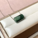 A-Grade Natural Bluish Green Jadeite Barrel No.172929