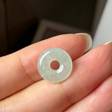 A-Grade Natural Light Green Jadeite Bagel Piece No. 172952