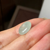 A-Grade Natural Light Green Jadeite Bagel Piece No. 172952