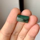 A-Grade Natural Bluish Green Jadeite Barrel No.172929