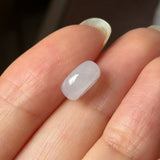 A-Grade Natural Light Lavender Jadeite Bagel Piece No. 172958