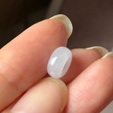 A-Grade Natural Light Lavender Jadeite Bagel Piece No. 172958