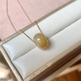 A-Grade Natural Greenish Yellow Jadeite Barrel No.172930